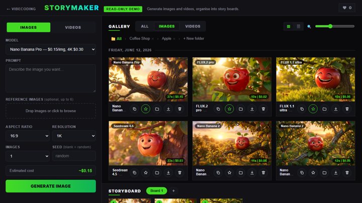 StoryMaker app